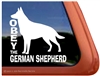 German Shepherd Window Decal