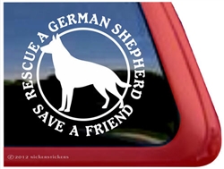 German Shepherd Window Decal