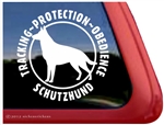 German Shepherd Window Decal