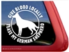 Give Blood Locally, Tease My German Shepherd Dog iPad Car Truck RV Window Decal Sticker