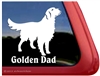 Golden Retriever Window Decal