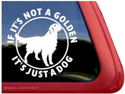 Golden Retriever Dog Car Truck RV Window Decal Sticker