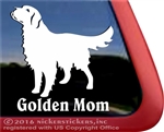 Golden Mom Golden Retriever Dog Car Truck RV Window Decal Sticker