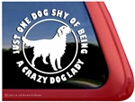 Golden Retriever Dog Car Truck RV Window Decal Sticker