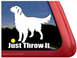 Golden Retriever Window Decal