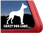 Great Dane Window Decal