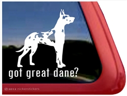 Great Dane Window Decal