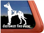 Great Dane Window Decal