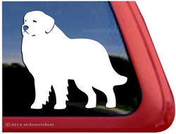Custom Great Pyrenees Dog Car Truck RV Window Decal Sticker
