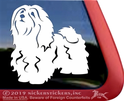 Custom Havanese Window Decal