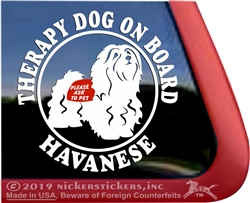 Havanese Window Decal