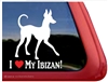 Ibizan Hound Window Decal