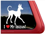 Ibizan Hound Window Decal