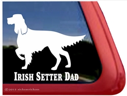 Irish Setter Window Decal