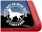 Irish Setter Window Decal