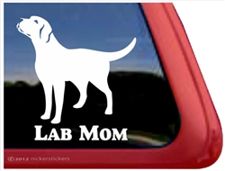 Lab Mom Labrador Retriever iPad Car Window Decal Sticker