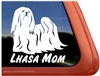 Lhasa Apso Mom Dog Car Truck RV Window Decal Sticker