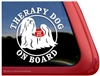 Lhasa Apso Therapy Dog Dog Car Truck RV Window Decal Sticker