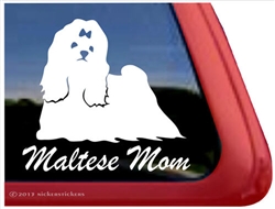 Maltese Window Decal