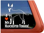 Manchester Terrier Window Decal