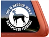 Manchester Terrier Window Decal