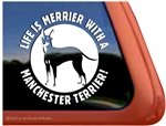 Manchester Terrier Window Decal