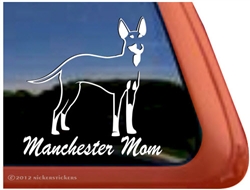 Manchester Terrier Window Decal