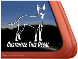 Manchester Terrier Window Decal