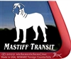 English Mastiff Dog Car Truck RV iPad Window Decal Sticker