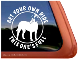 Mastiff Window Decal