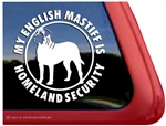 English Mastiff Guard Dog Car Truck RV iPad Window Decal Sticker
