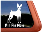 Miniature Pinscher Window Decal