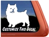 Custom Norwich Terrier Dog Car Truck RV Yeti Window Decal Sticker