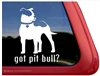 Pit Bull Window Decal