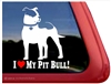 Pit Bull Window Decal