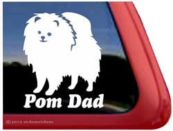 Pomeranian Window Decal