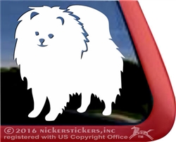 Custom Pomeranian Dog Car Truck RV Window Decal Sticker