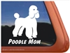 Standard Poodle Mom Dog iPad Car Truck Window Decal Sticker