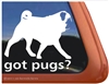 Pug Window Decal