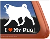 Pug Window Decal