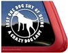 Crazy Dog Lady Rhodesian Ridgeback Dog iPad Car Truck RV Window Decal Sticker