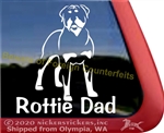 Rottweiler Window Decal