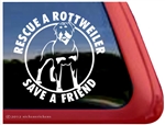 Rottweiler Window Decal