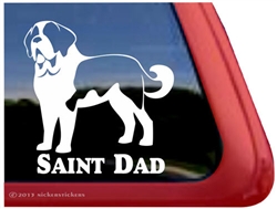 Saint Bernard Window Decal