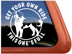 Saint Bernard Window Decal