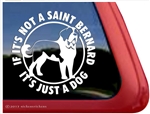 Saint Bernard Window Decal