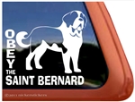 Saint Bernard Window Decal