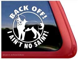 Saint Bernard Window Decal