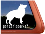 Schipperke Window Decal