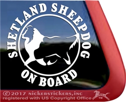 Sheltie Window Decal